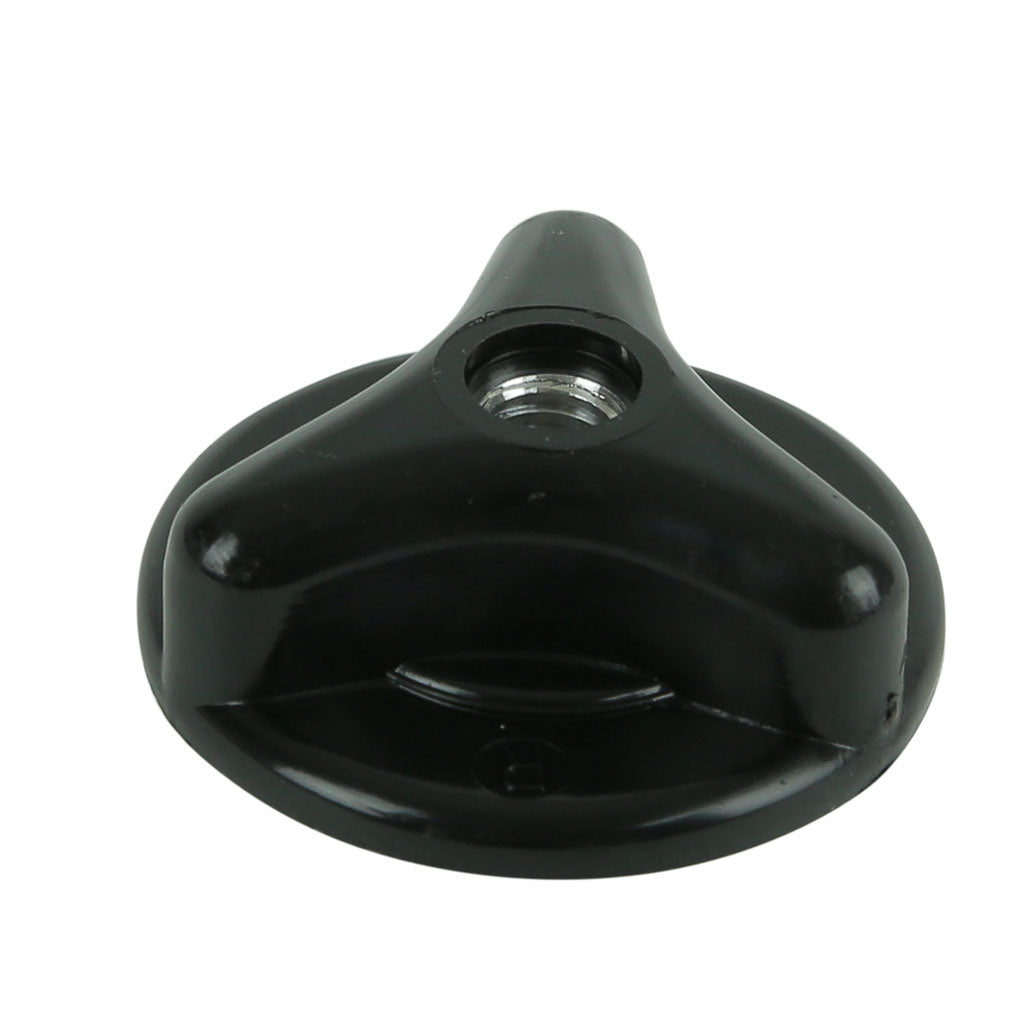 black-plastic-right-hand-threaded-manual-feed-nylon-head-knob