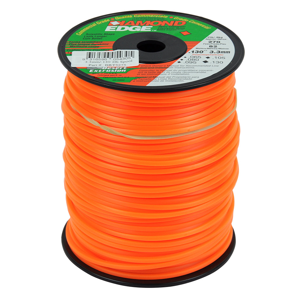 diamond-edge-trimmer-line-.130"-/-3.30mm-spool-length-91m