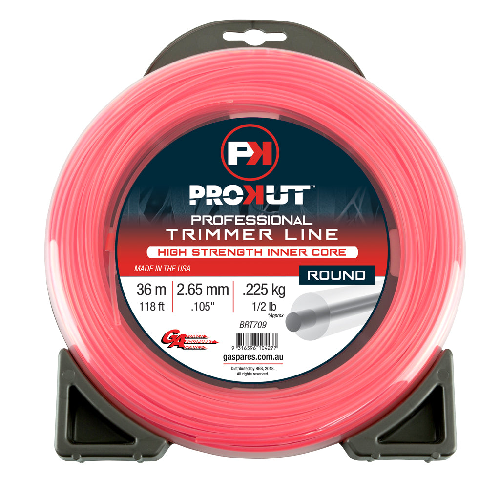 prokut-trimmer-line-round-pink-.105-2.65mm-1/2-lb-36m-donut