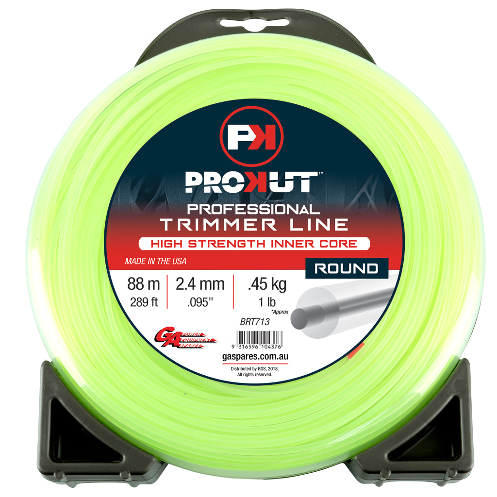 prokut-trimmer-line-round-green-.095-2.4mm-1lb-88m-donut