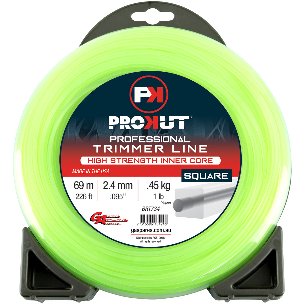 prokut-trimmer-line-square-green-.095-2.4mm-1-lb-69m-donut