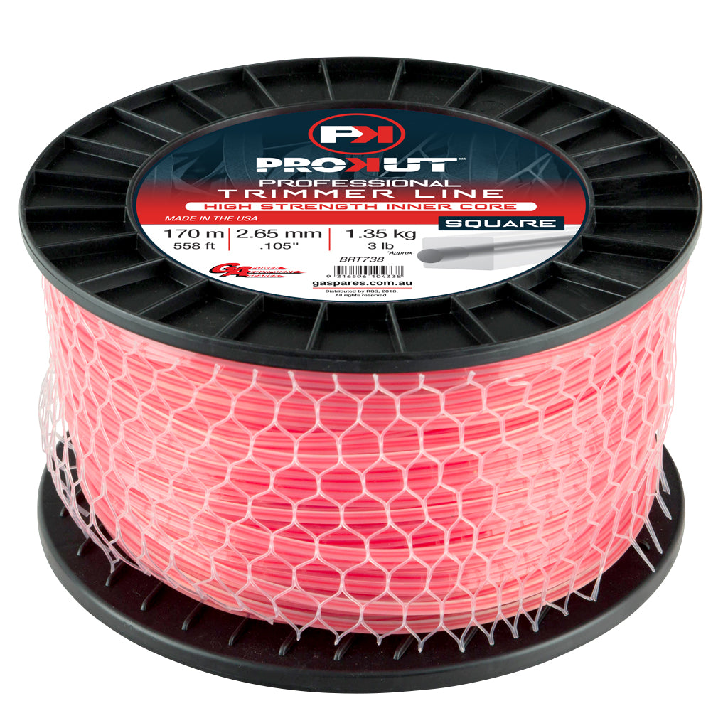 prokut-trimmer-line-square-pink-.105-2.65mm-3lb-170m-spool