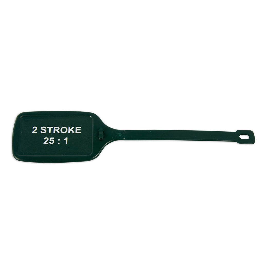 identification-&-fuel-tags-2-stroke-25:1-plastic-dark-green-(10-pack)