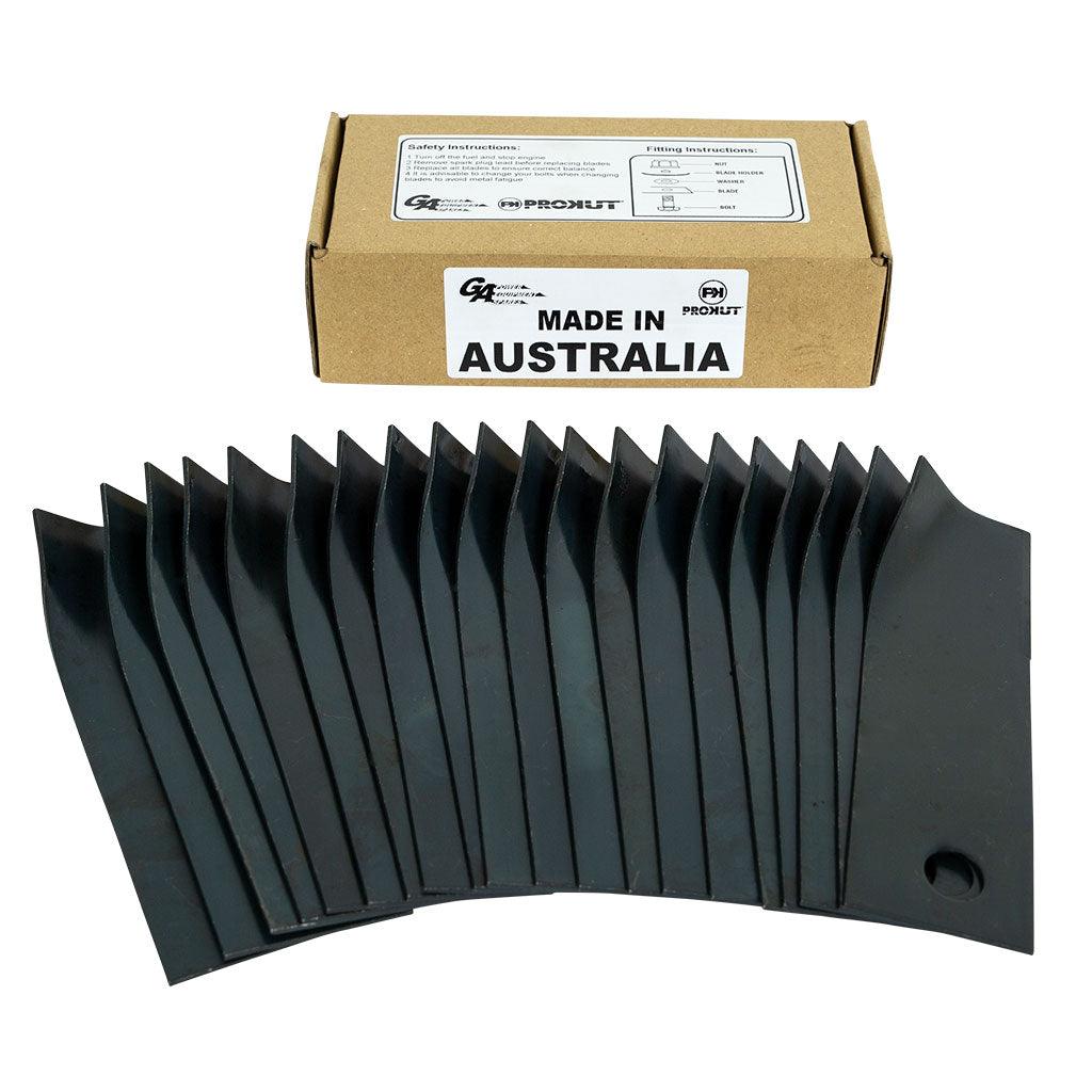 HONDA BLADE HIGH FLUTED 21"  LATE MODEL PACK OF 10 PAIR  REPLACES OEM L128321HB10 BLD6327W10 - Mowermerch More spare parts for all your power equipment needs available. From mower spare parts to all other power equipment spare parts we have them all. If your gardening equipment needs new spare parts, check us out!